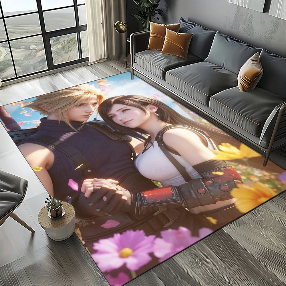 27 Style New Sephiroth Final Fantasy Games Cloud Tifa Aerith Carpet