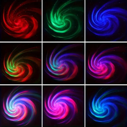 LED Galaxy Projection Light, 2-in-1 Northern Light Projector