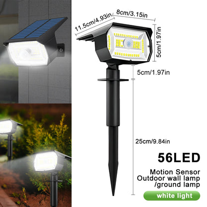 LED Solar Landscape Lights Outdoor Waterproof W / 3 Modes for Yard Lawn Walkway
