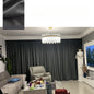 Gray Velvet Curtains Luxury Soft Chenille Blackout