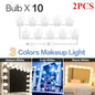 Mirror Light Bulbs Vanity Light USB Power Bathroom Dressing Table Lighting Dimmable LED Vanity Light For Makeup Mirror LED Light