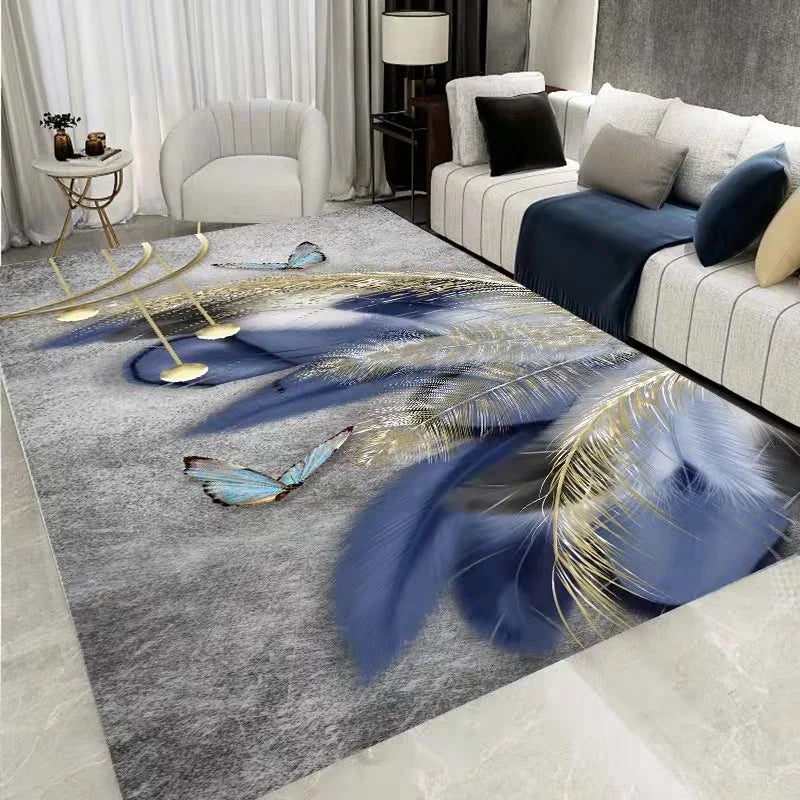 Nordic Minimalist Style Carpets for Living Room Teenager Room