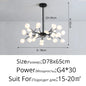 Branch Shape Firefly Ceiling Chandelier for House Baby Kid  Living Room Bedroom Decor G4 Led Lighting Indoor Hanging Lamp