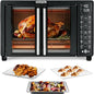 Large 24L Capacity Toaster Oven Air Fryer Combo W / 17 Cooking Presets & 1700W