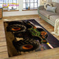 Monster Truck Monster Jam Cartoon Rug Carpet