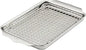 9 x 12.5 Tri-ply Quarter Sheet Pan with Stainless Steel Rack