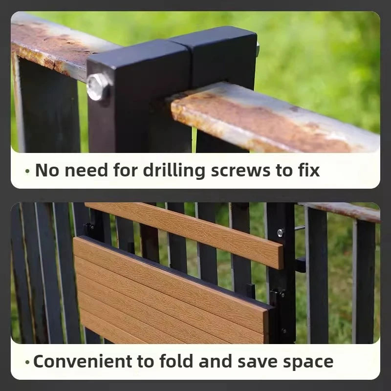 Wooden Outdoor Tables Garden Portable Folding Side Table