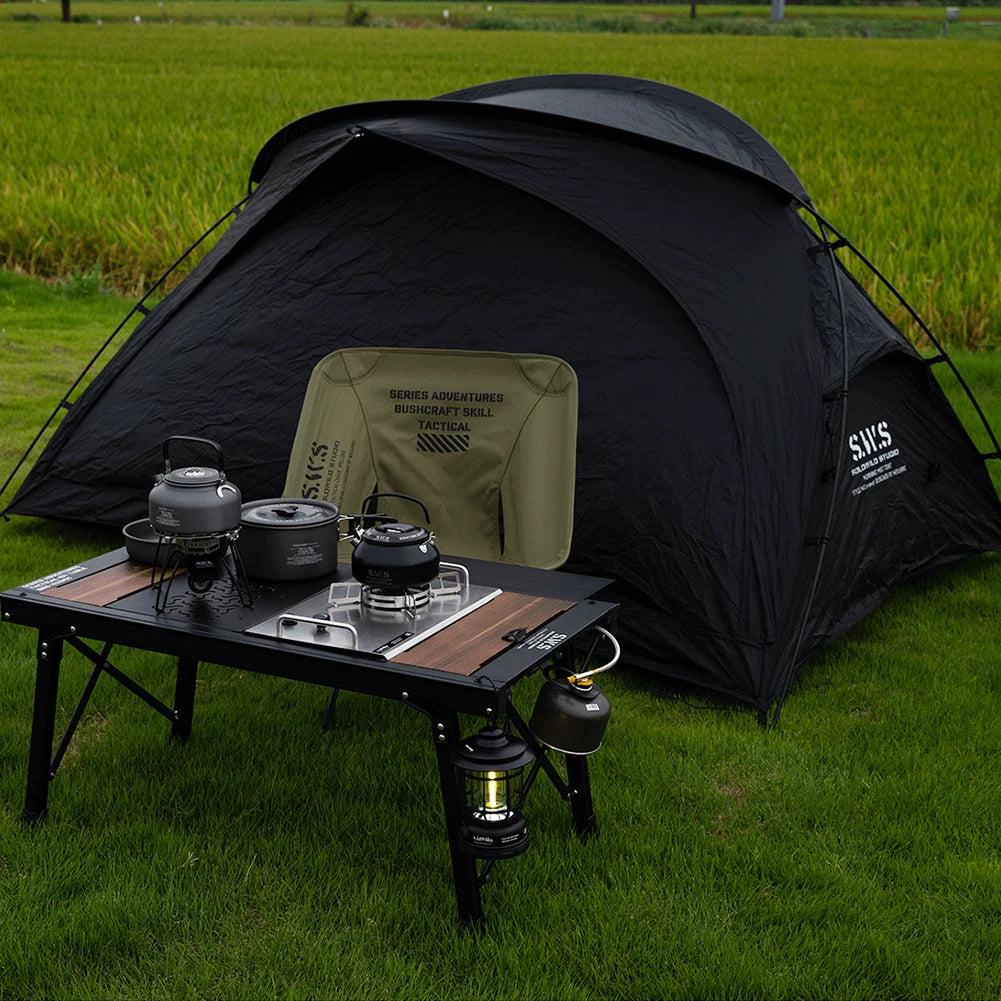 2Pcs Camping IGT Table Board Wooden BBQ Picnic Table Plate Multifunctional IGT Table Extension Board for Outdoor Camping