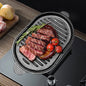 11 X 6.3in Cast Iron Griddle Pan Oval, Reversible Pan for Indoor & Outdoor Cooking